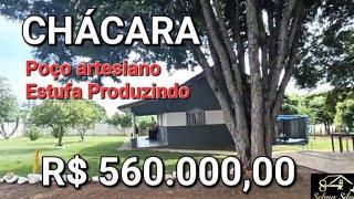 CHÁCARA PRÓXIMO DA CIDADE COM POCO ARTESIANO ESTUFA PRODUZINDO EM JABOTI PARANÁ R$ 560.000,00