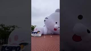 10미터..크기의 거대인형이 살아나는 모습 | 백호돌이 #쇼츠