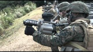 Marines Fire Grenade Launchers at M32A1 Missile Range