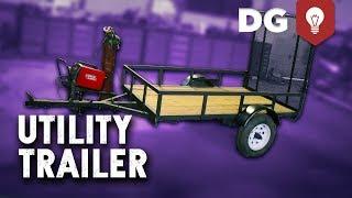 How To Build A DIY Utility Trailer for CHEAP!