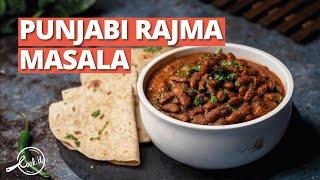 Punjabi Rajma Masala Recipe | Authentic Red Kidney Beans Curry | Healthy Food | Cookd