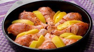 Recette simple et rapide pour préparer un délicieux poulet!| Savoureux.tv
