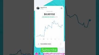 Giga potus in a day above 100% growth #adityafinancialinsights #gigapotus#crypto #web3 #trading #yt