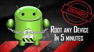 |2016| One Click Root Any Android Device in 5 Minutes (Without PC)