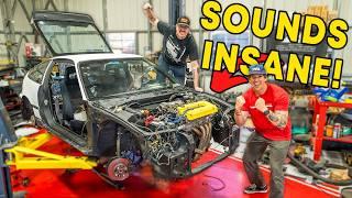 B18 Swapped CRX FIRST START! *SOUNDS INSANE!*