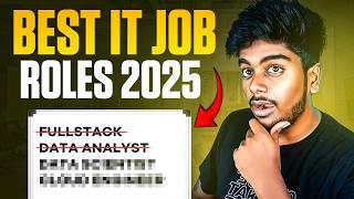 IT Job Roles - How to Pick Right One |Which Course is best for IT job Tamil