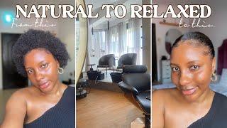 I FINALLY RELAXED MY NATURAL HAIR  | Journey to healthy relaxed hair | Marycolette.