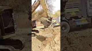 Cambodia village Excavator and Landtruck hardworking to build new pond | Khmer Construction, Short,