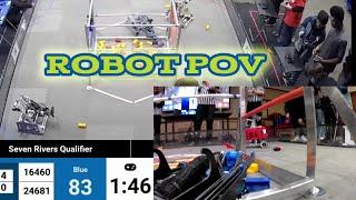 FTC Match With ROBOT POV - Seven Rivers Qualifier - GEarheads #16460