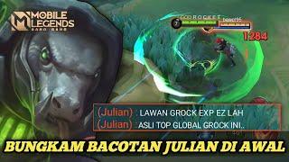 BARU MULAI AJA SUDAH BACOT!! BEGINI LAH GROCK BUNGKAM SEMUA BACOTAN JULIA - MOBILE LEGENDS