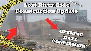 OPENING DATE CONFIRMED!? - Lost River Ride Construction Update (January 2025)