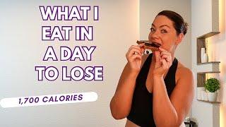 What I eat in a day to lose weight with a Calorie Deficit Diet: 1,700 calories