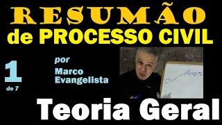 RESUMÃO de Processo Civil #1 - Teoria Geral