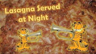 Lasagna Served at Night