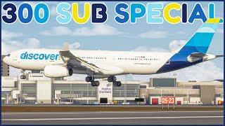 MSFS LIVE | Real World Student Pilot | 300 SUB SPECIAL!| Discover Ops | VATSIM #msfs2024