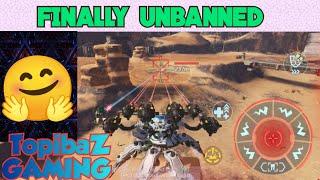 FINALLY UNBANNED MY ACCOUNT  || WAR ROBOTS HACK VERSION 