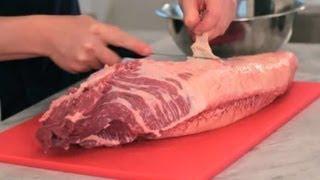 How to Start Trimming a Brisket | BBQ