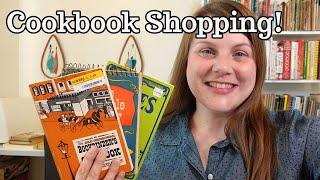 COOKBOOK SHOPPING! Shop with me for Vintage Cookbooks