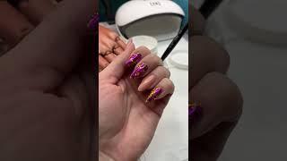 How to Create A Bronze Glitter Fade Nail Art Designs Tutorial