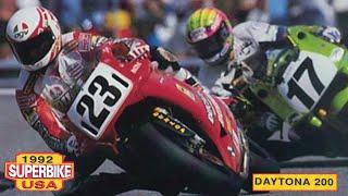 1992 Daytona 200 | Epic Final Laps | Doug Polen vs Scott Russell