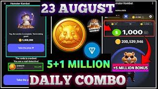 Hamster Kombat 23 August Daily Combo | Hamster Kombat Daily Cipher Code 23 August|Daily Cipher Today