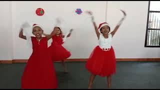 Dance of children on Christmas day