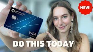 Chase Sapphire Preferred: 17 Actions You Must Take ASAP With This Credit Card