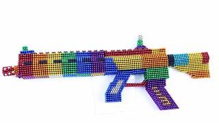 DIY - How To Make M416 GUN Assault Rifle Pubg From Magnetic Balls - Amazing Magnet Balls