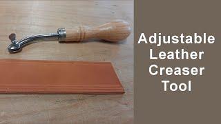 Adjustable Leather Creaser Tool