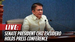 LIVE: Senate President Chiz Escudero holds press conference | ABS-CBN News