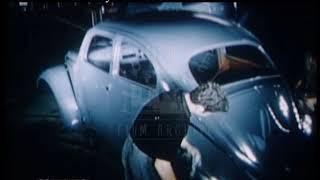 Australian Car Assembly Line, 1950s - Film 99854