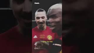 Zlatan : i came here for free  #shorts #zlatan #zlatanibrahimovic #pogba