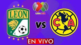 LEON VS AMERICA EN VIVO - LIGA MX APERTURA 2024 - JORNADA 11 -  DONDE VER EN VIVO