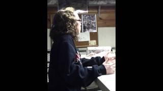 Spontaneous re-cap about the prayer station