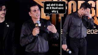 Akshay Kumar Emotional Reply On Facing Bad Times In Bollywood Industry With Flop Films At Sky Force