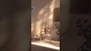 Relaxing & Calm Interior ‍️ - 3D Animation | Cinema 4D & Redshift Loop #shorts