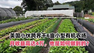 美国小伙跨界干6亩小型有机农场，月收益高达4万，他是如何做到的？