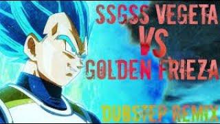 Super Saiyan God Super Saiyan Vegeta vs Golden Frieza Dubstep Remix (Lezbeepic Reupload)