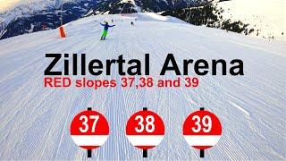 Zillertal Arena red slopes 39, 38 and 37