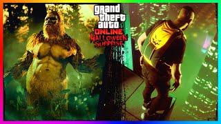 UNLOCK Bigfoot Outfit, NEW Halloween Event, PUMPKIN, Sasquatch, GTA 5 DLC 2024 (GTA Online Update)