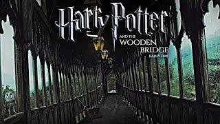 Rainy Day at Hogwarts ◈ Wooden Bridge ASMR Ambience | Relaxing Rain Sounds & Soft Music