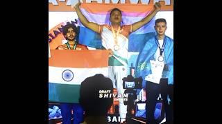 Denic Won Gold Medal Asian Championship || India Vs Kazakstan #armwrestling