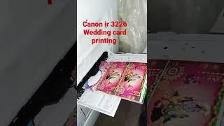 #canon ir3226 wedding card printing