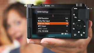 HOW IT’S DONE - Sony ZV-E10 Settings for LIVE Streaming