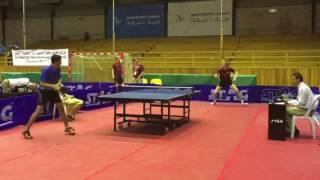 46 shot lobbing rally between Mudit Dani and Filip Karlsson at an ITTF World Junior Event!!!