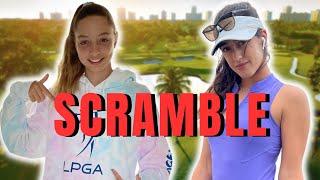 Going LOW With 16 YR OLD Golfer!!! | Sabrina Andolpho