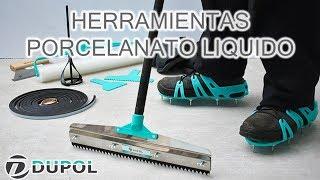 Herramientas Porcelanato Liquido - Zapatos de Puas - Rodillo de Puas - Pisos Epóxi Autonivelante