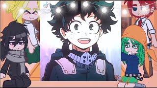  TOP 4  Pro Heroes react to Deku, Izuku, Manga Spoilers, Tiktoks  Gacha Club  React Compilation