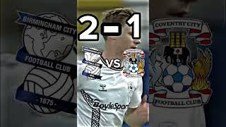 Coventry City Vs Birmingham