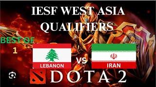 LEBANON vs IRAN - IESF WEST ASIA QUALIFIERS HIGHLIGHTS.